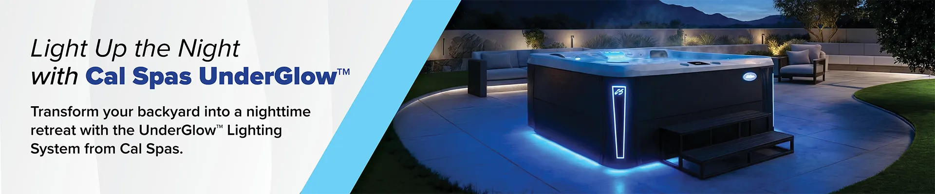 Calspas hot tub being used in a family setting - Oceanside