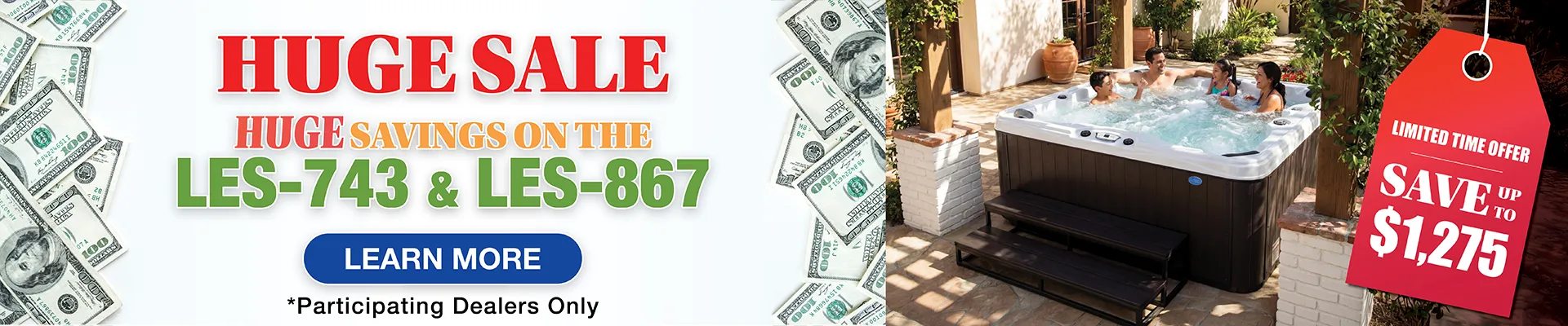 Calspas hot tub being used in a family setting - Oceanside